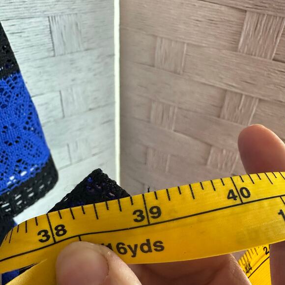 Catherine’s black and blue white stripe cardigan 3/4 sleeve spring plus size - Picture 6 of 8